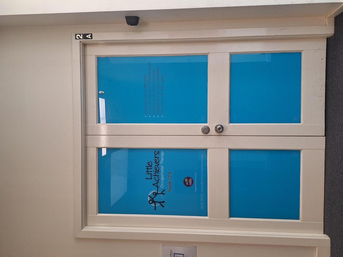 Entrance to Little Achievers Sutherland clinic, Suite 2A