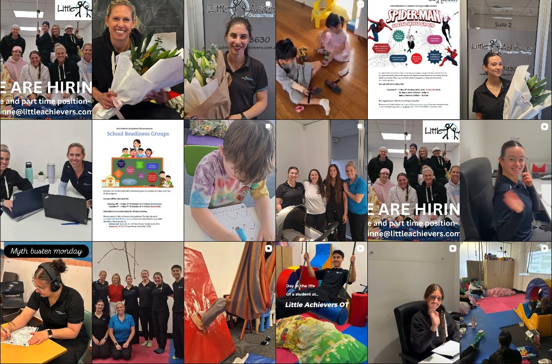 Recent Little Achievers Occupational Therapy Instagram posts